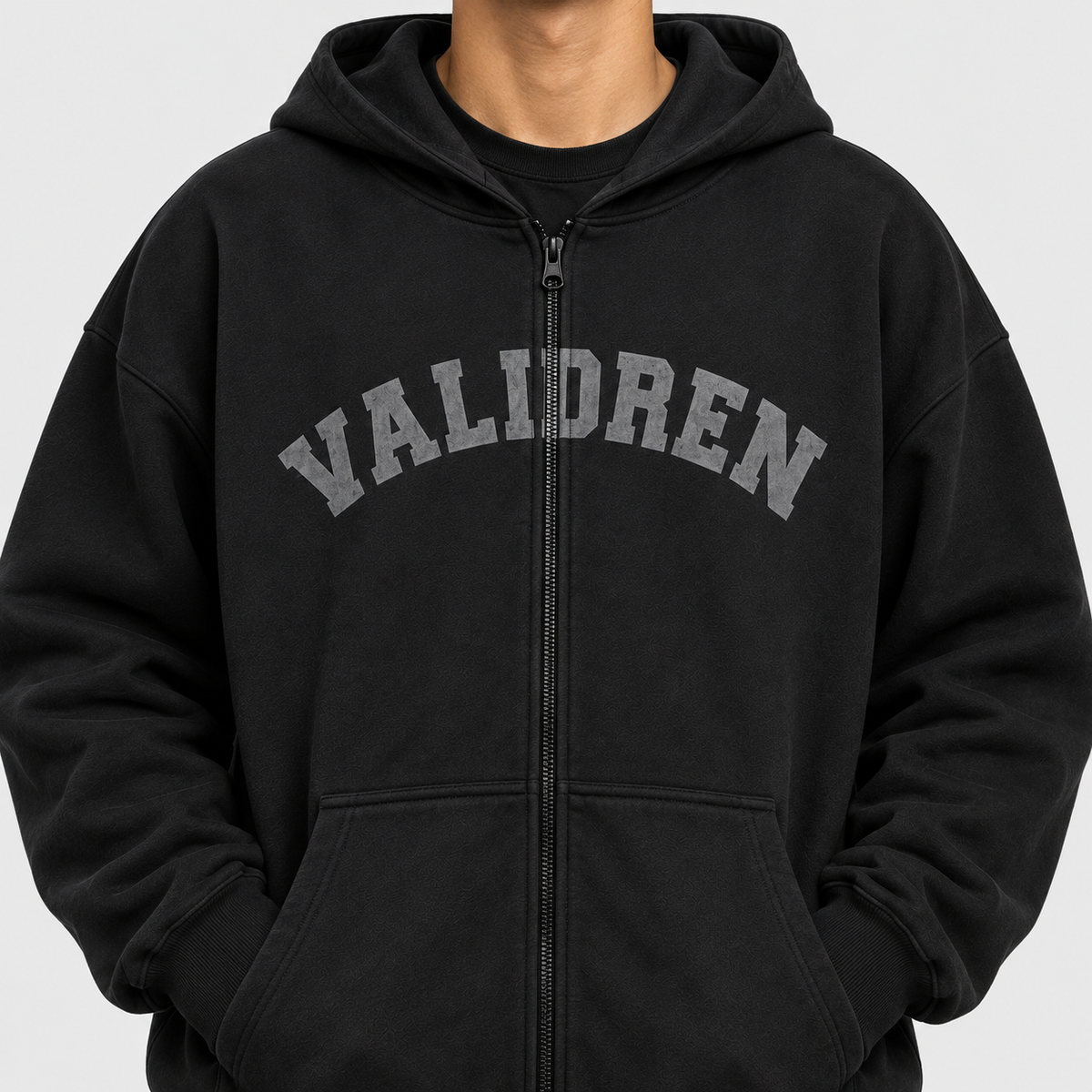 Zip Hoddie Gamuza Valdren