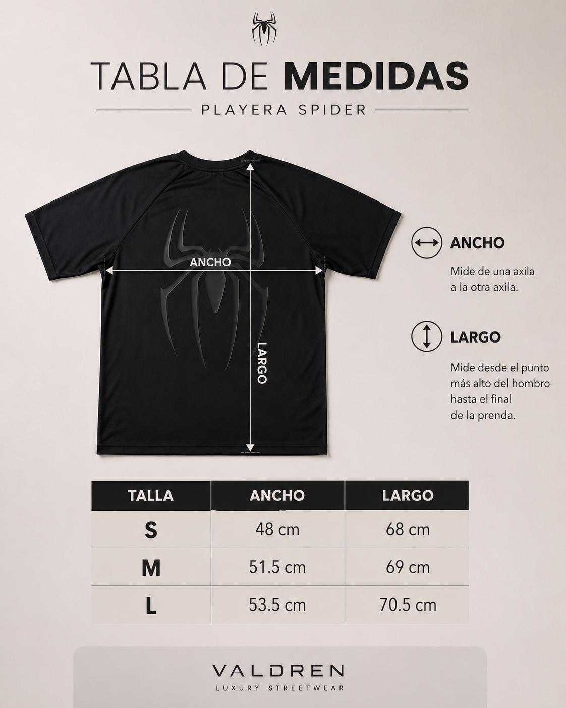 Playera Simbionte Arácnida 🕸️