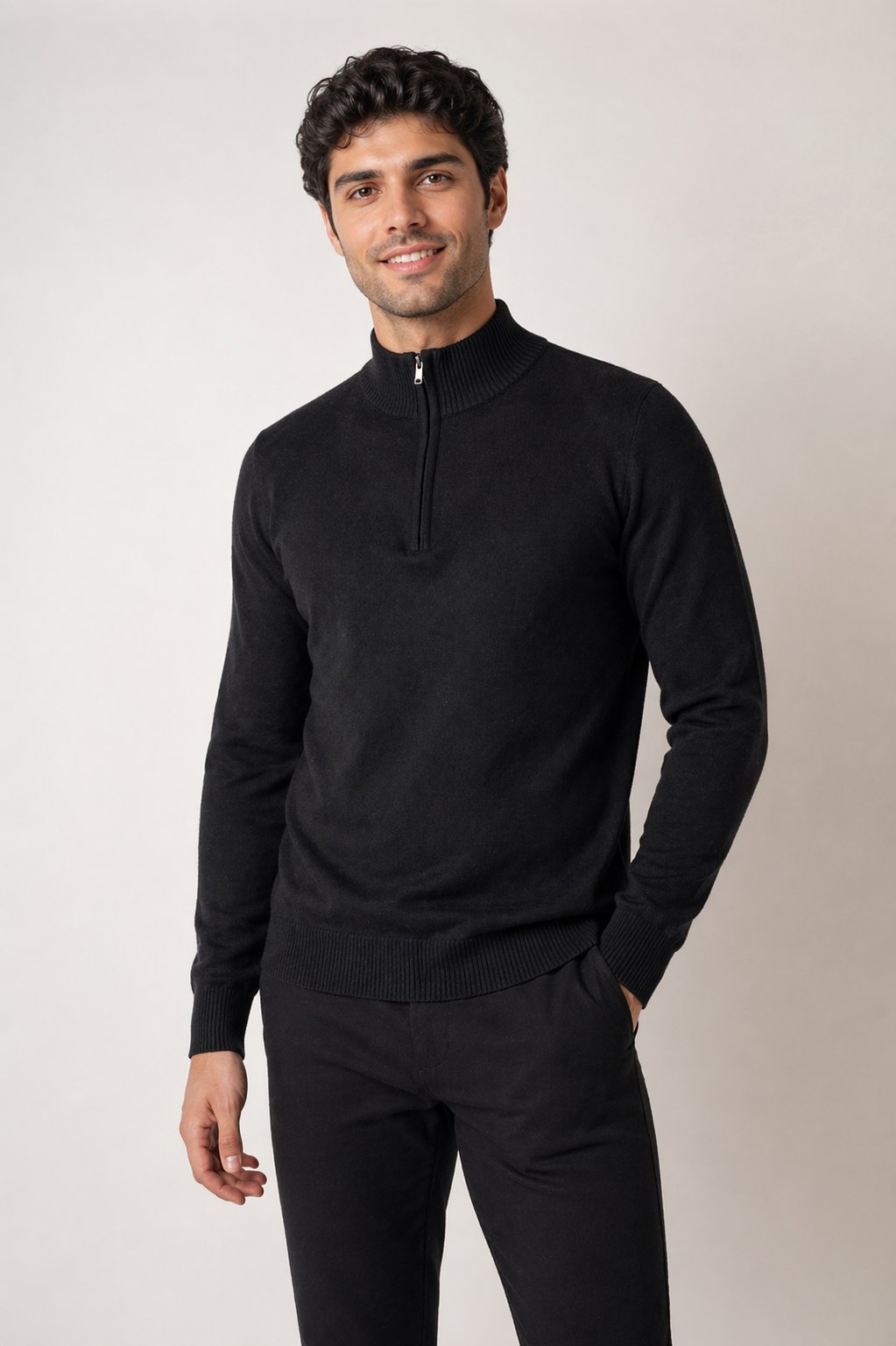 Sueter Zipper en el cuello