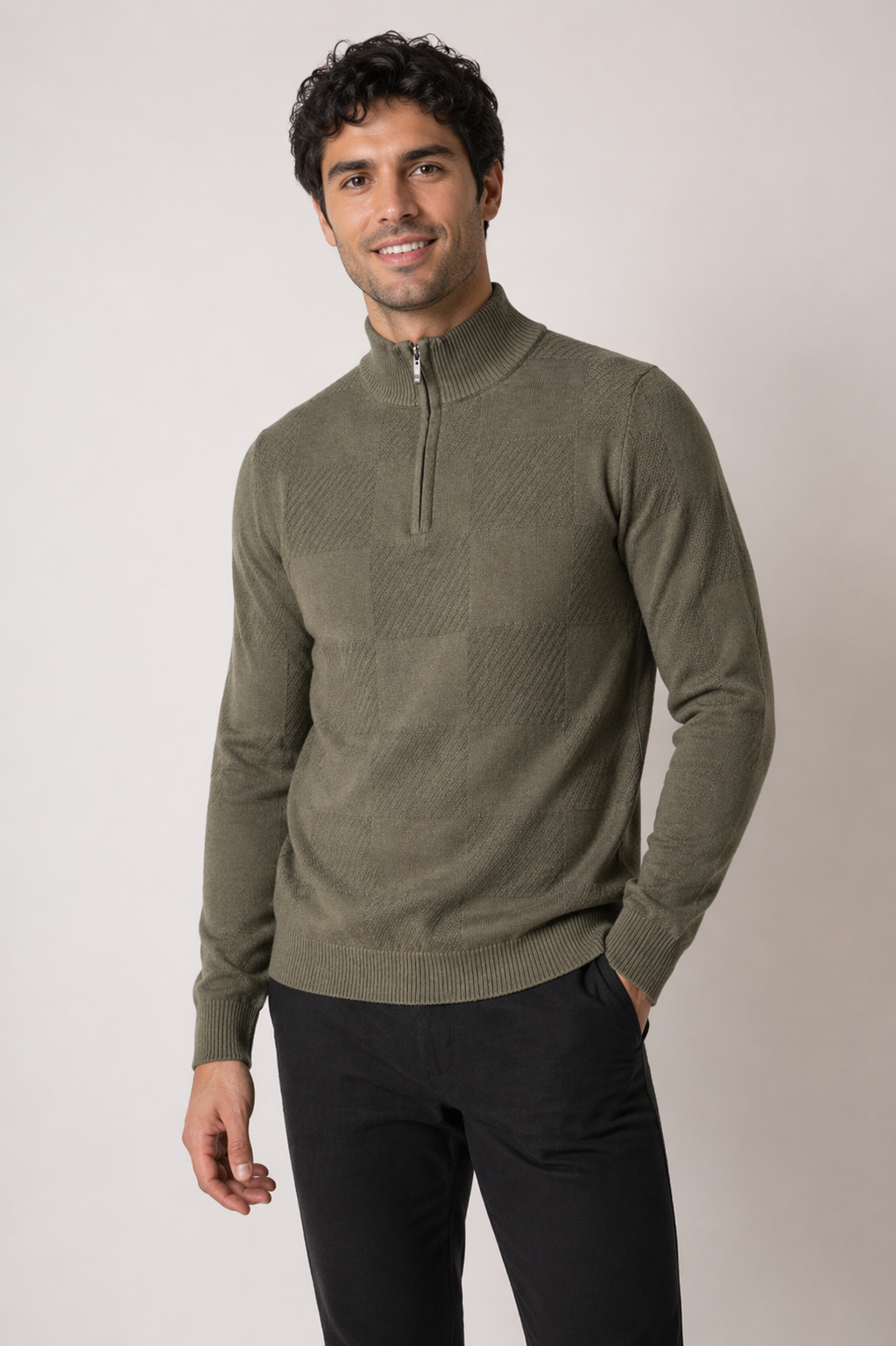 Sueter Zipper en el cuello