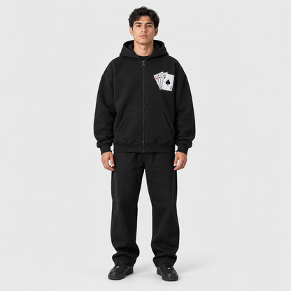 Zip Hoddie Valdren-Poker