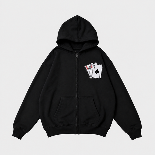 Zip Hoddie Valdren-Poker