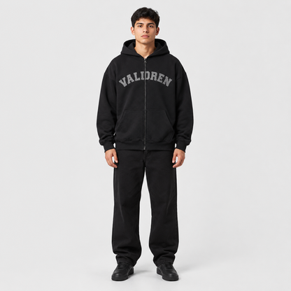 Zip Hoddie Gamuza Valdren
