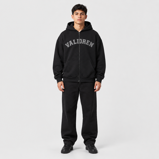 Zip Hoddie Gamuza Valdren