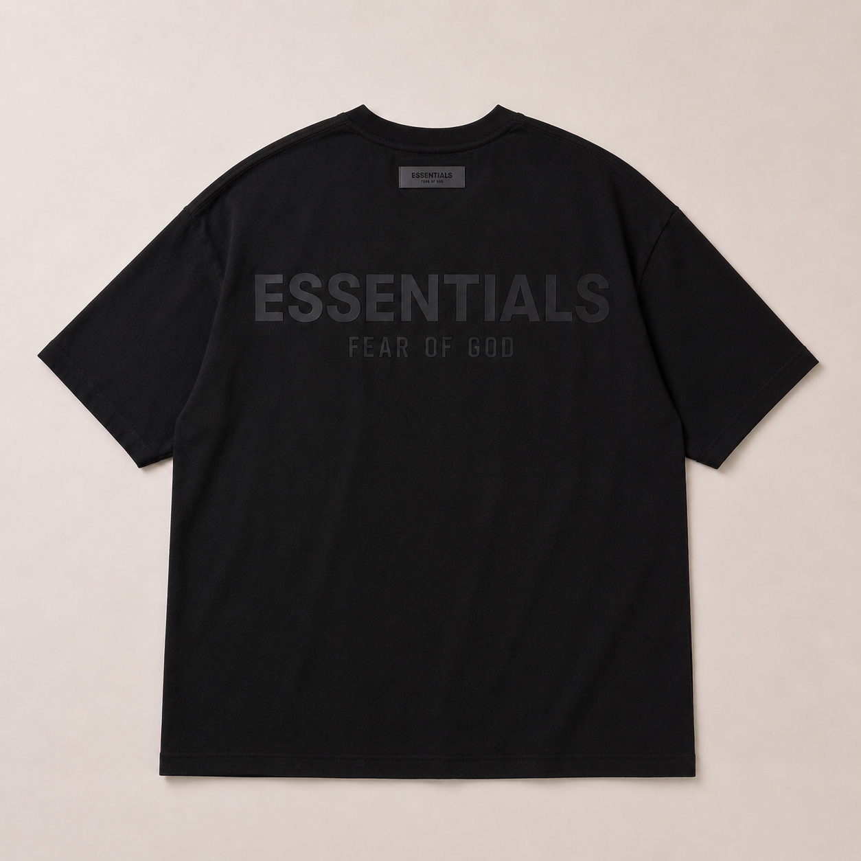 Playera Essentials total black
